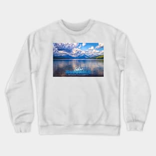 Lake McDonald Glacier National Park Crewneck Sweatshirt